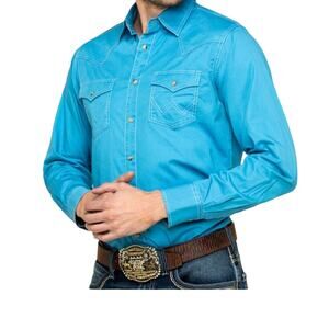 Wrangler Retro Premium Mens Reproduction Western Shirt Snap Front Size M (NWT)